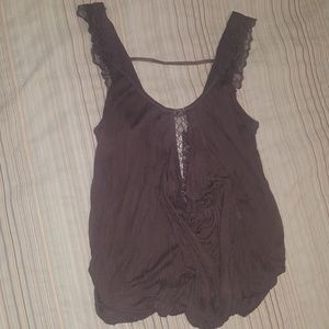 Free People tank with lace detail